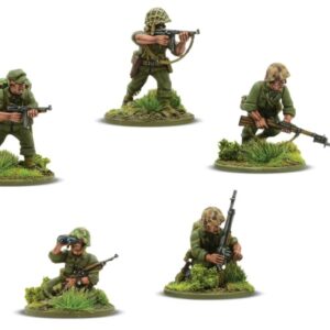 Blot Action US Marines Pacific Theater 1:56 WWII Military Wargaming Figures Plastic Model Kit