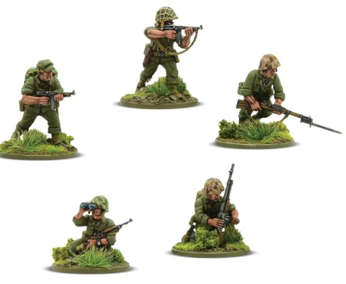 Blot Action US Marines Pacific Theater 1:56 WWII Military Wargaming Figures Plastic Model Kit