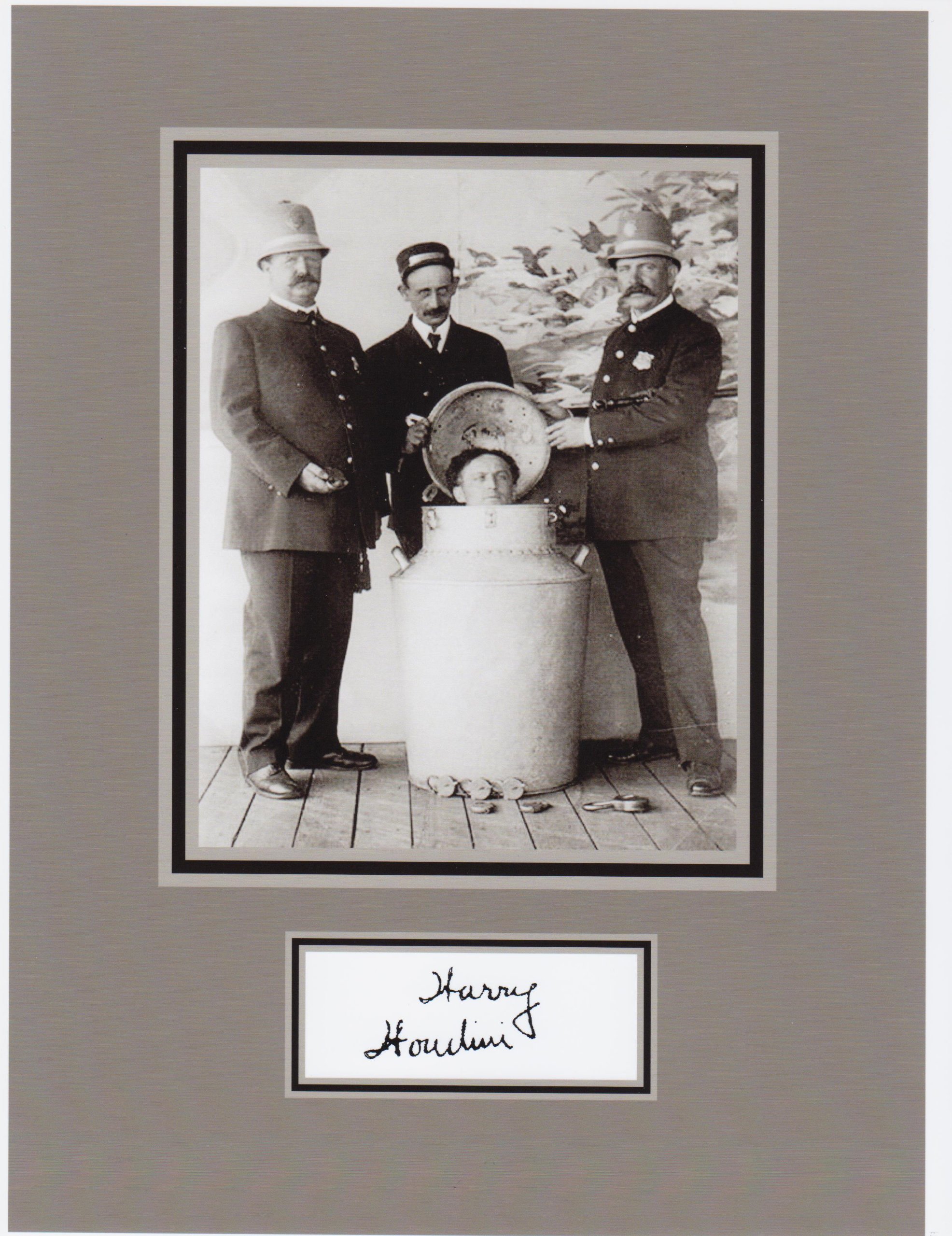 Kirkland Harry Houdini 8 X 10 Autograph Photo on Glossy Photo Paper