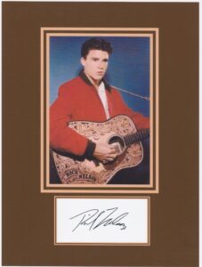 kirkland ricky nelson 8 x 10 autograph photo on glossy photo paper