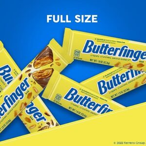 Butterfinger, Bulk 36 Pack, Chocolatey, Peanut-Buttery, Full Size Individually Wrapped Candy Bars, 1.9 oz Each