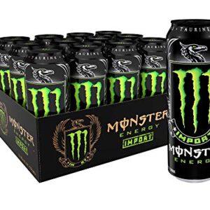 Monster Energy Energy Drink Import, 18.6 Ounce (Pack of 12)