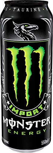 Monster Energy Energy Drink Import, 18.6 Ounce (Pack of 12)