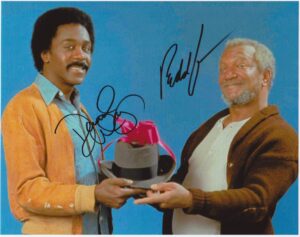 kirkland sanford and son 8 x 10 classic tv poster autograph on glossy photo paper