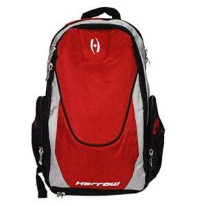 harrow stick pass through havoc backpack, red/silver