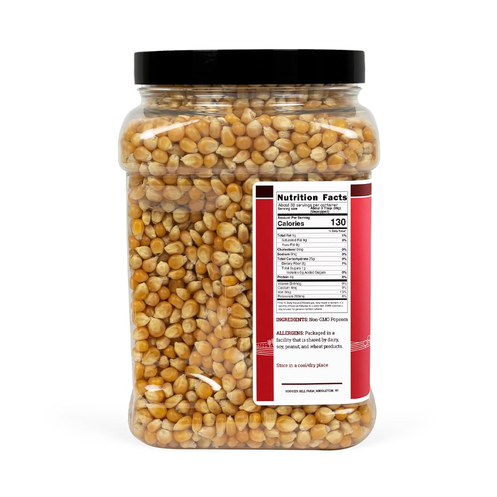 Hoosier Hill Farm Mushroom Popcorn, 4LB (Pack of 1)