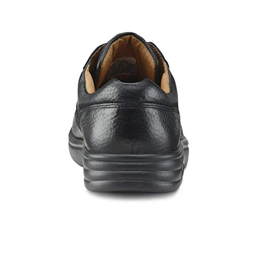 Dr. Comfort Patty Diabetic Shoes for Women-Therapeutic Shoes w/Gel Inserts & Removable Insoles, Black 8 Wide (C-D) Lace