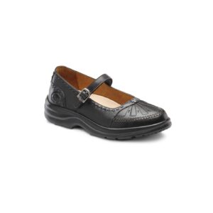 dr. comfort women's paradise diabetic mary jane shoes black