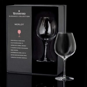 Waterford Elegance Merlot Wine Glass, Pair