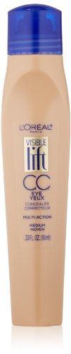 L'Oréal Paris Visible Lift CC Eye Concealer, Medium, 0.33 fl. oz.