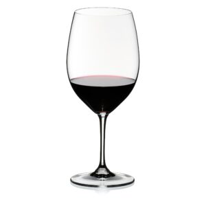 riedel vinum crystal bordeaux/cabernet wine glass, set of 4