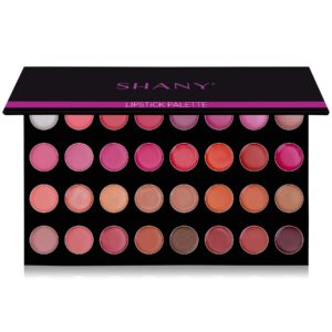 shany the masterpiece 32 color lipstick lip gloss sheer lip palette - that first kiss