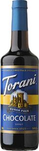 torani chocolate syrup, sugar free, kosher, 12.7 fluid ounce (pack of 4)
