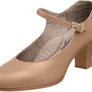 Capezio womens 2" Student Footlight Character Dance Shoe, Caramel, 7 Wide US