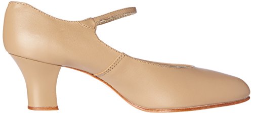 Capezio womens 2" Student Footlight Character Dance Shoe, Caramel, 7 Wide US