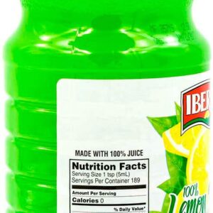 Iberia 100% Lemon Juice from Concentrate, 32 fl oz