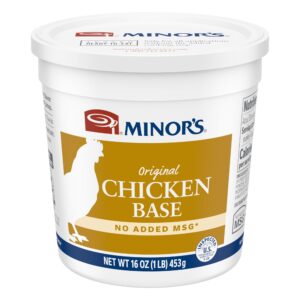 minor's chicken base and stock, great for soups and sauces, 0 grams trans fat, poultry flavor, 16 oz(packaging may vary)