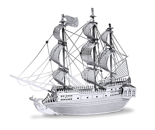 Metal Earth 3D Laser Cut Steel Models - Black Pearl Ship and Golden Hind Ship Set of 2