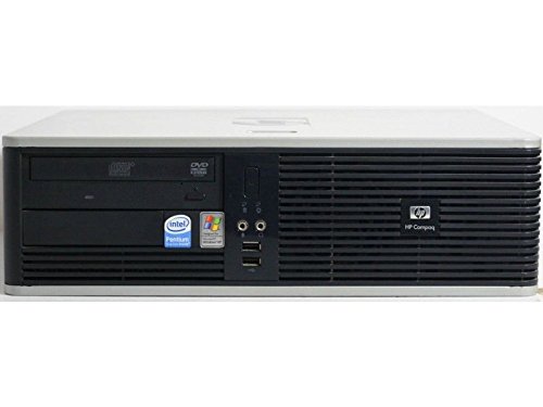 HP Computer Desktop Core 2 Duo 1.8GHz, Windows 7 Professional, DVD Drive, New 1GB RAM, 80GB Hard Drive, New Keyboard Mouse-(Certified Reconditioned)