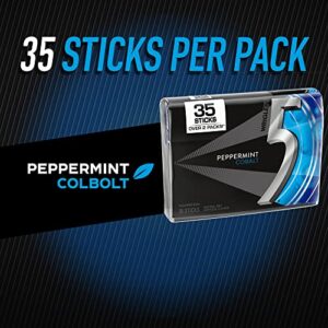 5 GUM Sugar Free Chewing Gum, Peppermint Cobalt, 35-stick pack (6 packs)