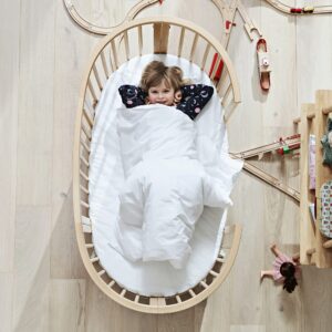 Stokke Sleepi Bed Extension, Natural - Convert Stokke Sleepi Mini Crib Into Stokke Sleepi Bed - Suitable for Children Up to 3 Years - Mattress Sold Separately - Extends Bed to 50 Inches