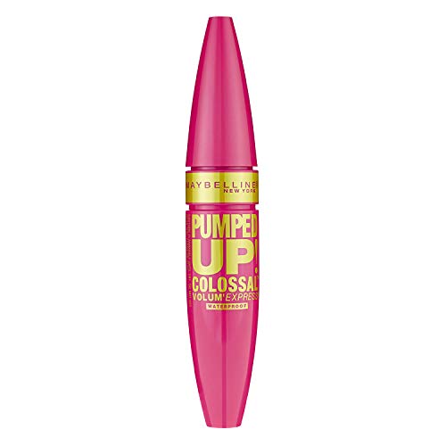 Maybelline New York Volum' Express Pumped Up! Colossal Waterproof Mascara, Classic Black, 0.32 Fl Oz, (K1569200)