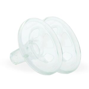 ameda customfit breast pump flange insert | 21mm flexishield areola stimulator flange inserts | silicone | 2 count | works with hygienikit, mya joy, mya joy plus & pearl breast pumps | bpa & dehp free