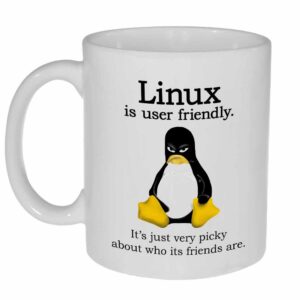 Neurons Not Included Funny Linux Coffee or Tea Mug -Linux Is User Friendly - Geek Mug - Office Mug