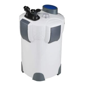 polar aurora free media 265gph / 370gph / 525gph external aquarium filter with builtin pump kit canister (370gph)