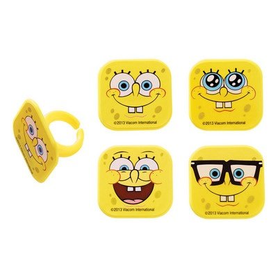 DECOPAC Spongebob Squarepants Mood Faces Cupcake Rings - 24 pcs