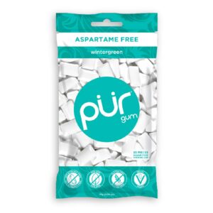 Pur Gum Variety Pack - Peppermint, Pomegranate Mint, Spearmint and Wintergreen - 55 Pieces each