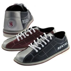 classic womens bowling shoes (5 m us, blue/red/silver)