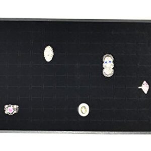 Bejeweled Display 120 Ring Slot Foam w/Plywood Box in Black Color