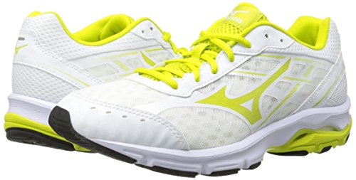 Mizuno Usa Mens Women's Wave Unite 2 woms wh-Opt-w, White Optic/Sulphur, 10 M US