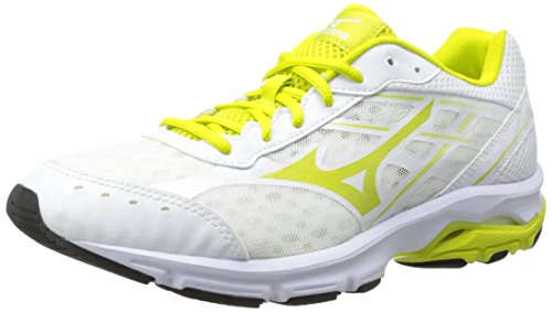 Mizuno Usa Mens Women's Wave Unite 2 woms wh-Opt-w, White Optic/Sulphur, 10 M US