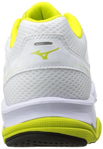 Mizuno Usa Mens Women's Wave Unite 2 woms wh-Opt-w, White Optic/Sulphur, 10 M US