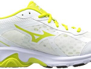 Mizuno Usa Mens Women's Wave Unite 2 woms wh-Opt-w, White Optic/Sulphur, 10 M US