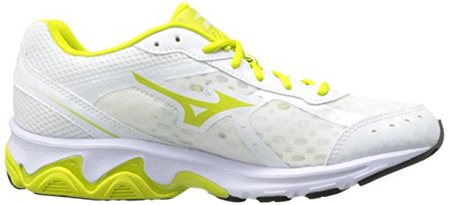 Mizuno Usa Mens Women's Wave Unite 2 woms wh-Opt-w, White Optic/Sulphur, 10 M US