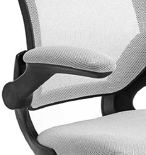 Modway MO-EEI-1423-GRY Veer-Reception Desk Flip-Up Arm Drafting Chair, 22.5"L x 25.5"W x 41.5-50"H, Gray