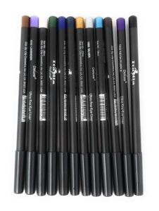 italia delux ultra fine eyeliners (set of 12 colors)