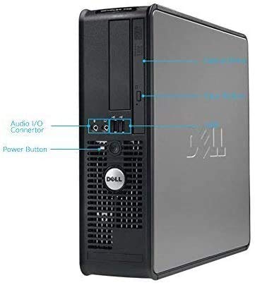 2018 Dell OptiPlex Desktop Complete Computer Package with DVD, WiFi, Windows 10 - Keyboard, Mouse, 19in LCD Monitor(Brands May Vary) (Renewed) - Multi-Language Support English/Spanish