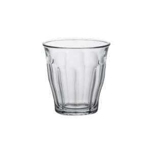 duralex picardie 1027ac04 set of 4 transparent glass tumblers, 25 cl