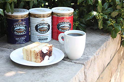 French Market Coffee & Chicory Medium-Dark Roast Ground Coffee, 12oz Can (Pack of 1)