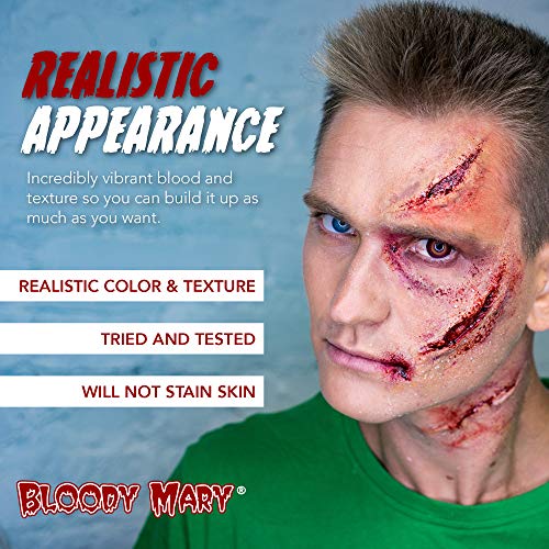 Bloody Mary, Fake Scab Blood Body Paint Makeup, (Small - 1oz)