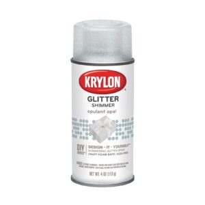 krylon i00407000 opulent opal glitter shimmer spray, 4 ounces