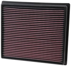 k&n engine air filter: increase power & towing, washable, premium, replacement air filter: compatible with 2014-2019 toyota truck and suv v6/v8 (tundra, tacoma, sequoia), 33-5017
