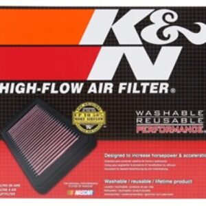 K&N Engine Air Filter: Increase Power & Towing, Washable, Premium, Replacement Air Filter: Compatible with 2014-2019 Toyota Truck and SUV V6/V8 (Tundra, Tacoma, Sequoia), 33-5017