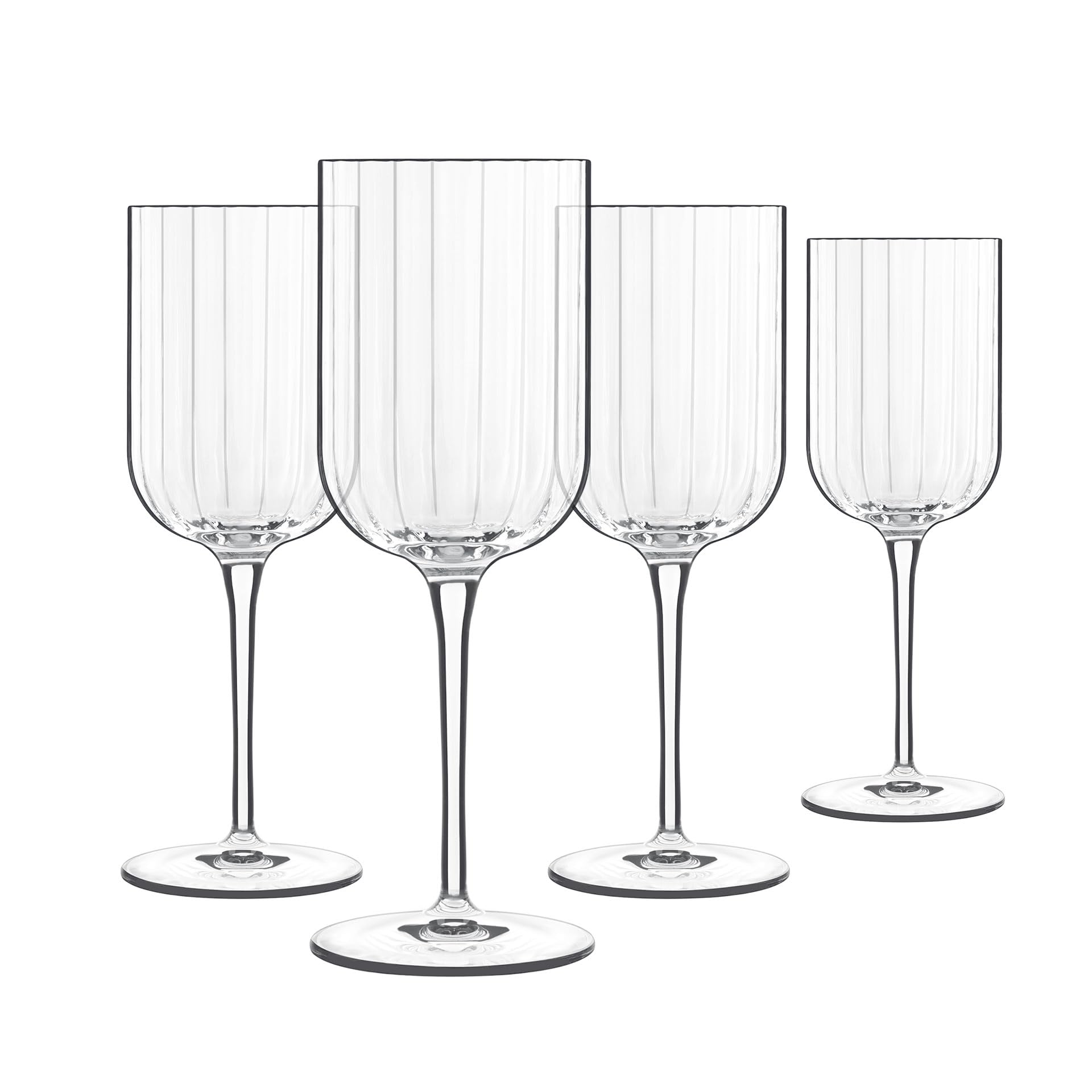 Luigi Bormioli 11284/01 Bach 13.5 oz Red Wine Glasses Clear, Set of 4