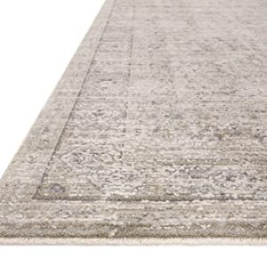 LOLOI Amber Lewis Alie Collection ALE-03 Taupe/Dove 11'-6'' x 15'-7'', 0.13'' Thick Area Rug