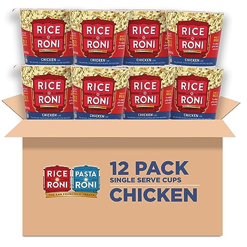 Rice-A-Roni Cups, Chicken Flavor, 1.97oz pack of 12 cups